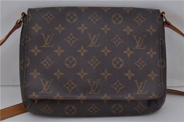 Authentic Louis Vuitton Monogram Musette Tango M51388 Shoulder Cross Bag 6049E