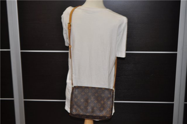 Authentic Louis Vuitton Monogram Musette Tango M51388 Shoulder Cross Bag 6049E