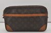 Authentic Louis Vuitton Monogram Compiegne 28 Clutch Hand Bag M51845 LV 6049I