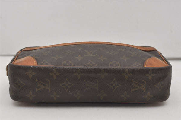 Authentic Louis Vuitton Monogram Compiegne 28 Clutch Hand Bag M51845 LV 6049I