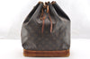 Authentic Louis Vuitton Monogram Noe Shoulder Drawstring Bag M42224 LV 6050I