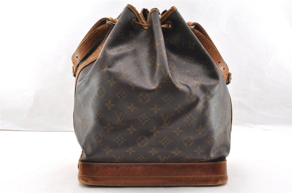 Authentic Louis Vuitton Monogram Noe Shoulder Drawstring Bag M42224 LV 6050I