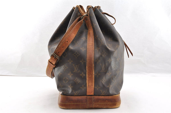 Authentic Louis Vuitton Monogram Noe Shoulder Drawstring Bag M42224 LV 6050I