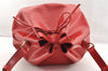 Authentic Louis Vuitton Epi Petit Noe Shoulder Drawstring Bag M44107 Red 6051I