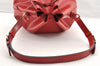 Authentic Louis Vuitton Epi Petit Noe Shoulder Drawstring Bag M44107 Red 6051I