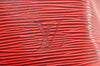 Authentic Louis Vuitton Epi Petit Noe Shoulder Drawstring Bag M44107 Red 6051I