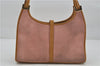 Authentic GUCCI Jackie Shoulder Hand Bag Suede Leather 0021068 Pink 6052D