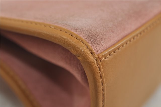 Authentic GUCCI Jackie Shoulder Hand Bag Suede Leather 0021068 Pink 6052D