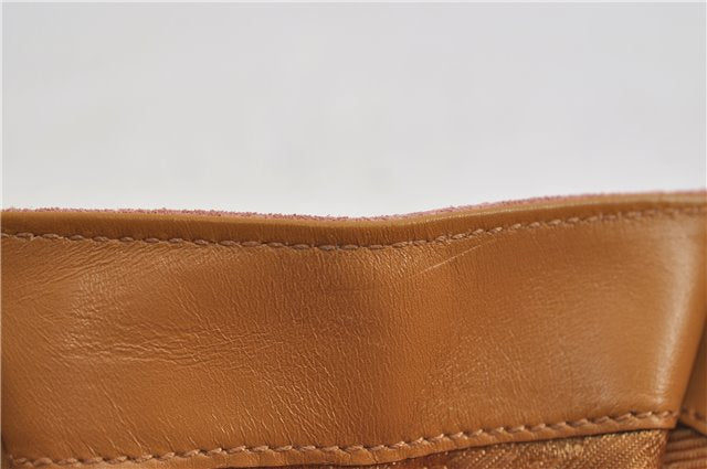 Authentic GUCCI Jackie Shoulder Hand Bag Suede Leather 0021068 Pink 6052D