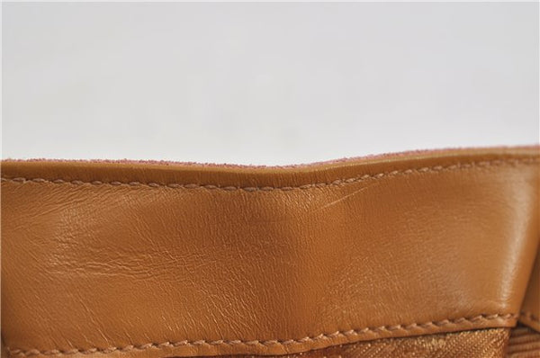 Authentic GUCCI Jackie Shoulder Hand Bag Suede Leather 0021068 Pink 6052D