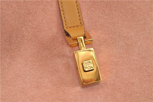 Authentic GUCCI Jackie Shoulder Hand Bag Suede Leather 0021068 Pink 6052D