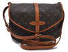 Auth LOUIS VUITTON Monogram Saumur 30 Shoulder Cross Body Bag M42256 LV 6053C