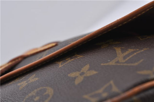 Auth LOUIS VUITTON Monogram Saumur 30 Shoulder Cross Body Bag M42256 LV 6053C