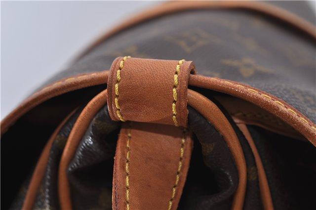 Auth LOUIS VUITTON Monogram Saumur 30 Shoulder Cross Body Bag M42256 LV 6053C