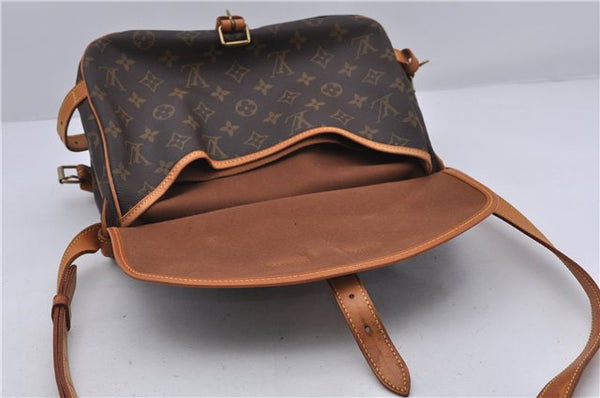 Auth LOUIS VUITTON Monogram Saumur 30 Shoulder Cross Body Bag M42256 LV 6053C