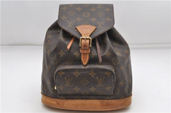 Authentic Louis Vuitton Monogram Montsouris MM Backpack M51136 LV 6053D