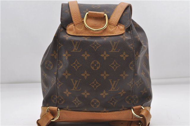 Authentic Louis Vuitton Monogram Montsouris MM Backpack M51136 LV 6053D