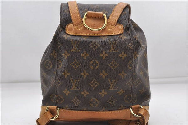 Authentic Louis Vuitton Monogram Montsouris MM Backpack M51136 LV 6053D