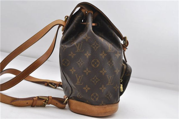 Authentic Louis Vuitton Monogram Montsouris MM Backpack M51136 LV 6053D