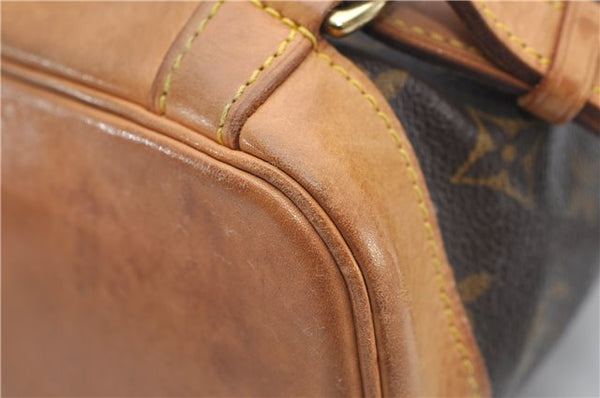 Authentic Louis Vuitton Monogram Montsouris MM Backpack M51136 LV 6053D