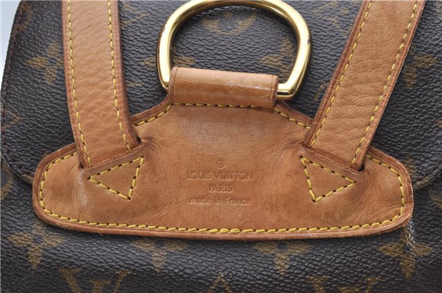 Authentic Louis Vuitton Monogram Montsouris MM Backpack M51136 LV 6053D