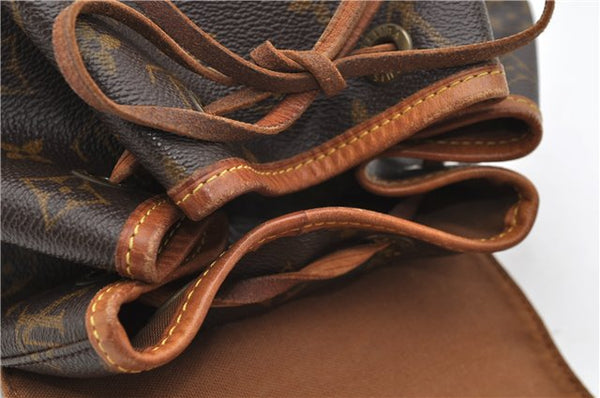 Authentic Louis Vuitton Monogram Montsouris MM Backpack M51136 LV 6053D