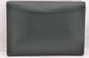 Auth Louis Vuitton Taiga Volga Document case Clutch Bag Green M30204 LV 6053I