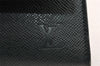 Auth Louis Vuitton Taiga Volga Document case Clutch Bag Green M30204 LV 6053I