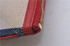 GUCCI Sylvie Baiadera Stripes Clutch Bag Canvas Leather 524788 Multicolor 6054C