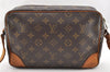 Authentic Louis Vuitton Monogram Trocadero 27 Shoulder Cross Bag M51274 LV 6054I