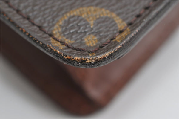 Authentic Louis Vuitton Monogram Pochette Homme Clutch Hand Bag M51795 LV 6055I