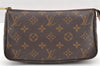 Authentic Louis Vuitton Monogram Pochette Accessoires Pouch M51980 LV 6056I