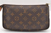 Authentic Louis Vuitton Monogram Pochette Accessoires Pouch M51980 LV 6056I