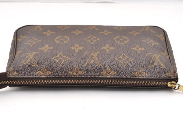 Authentic Louis Vuitton Monogram Pochette Accessoires Pouch M51980 LV 6056I