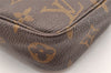 Authentic Louis Vuitton Monogram Pochette Accessoires Pouch M51980 LV 6056I