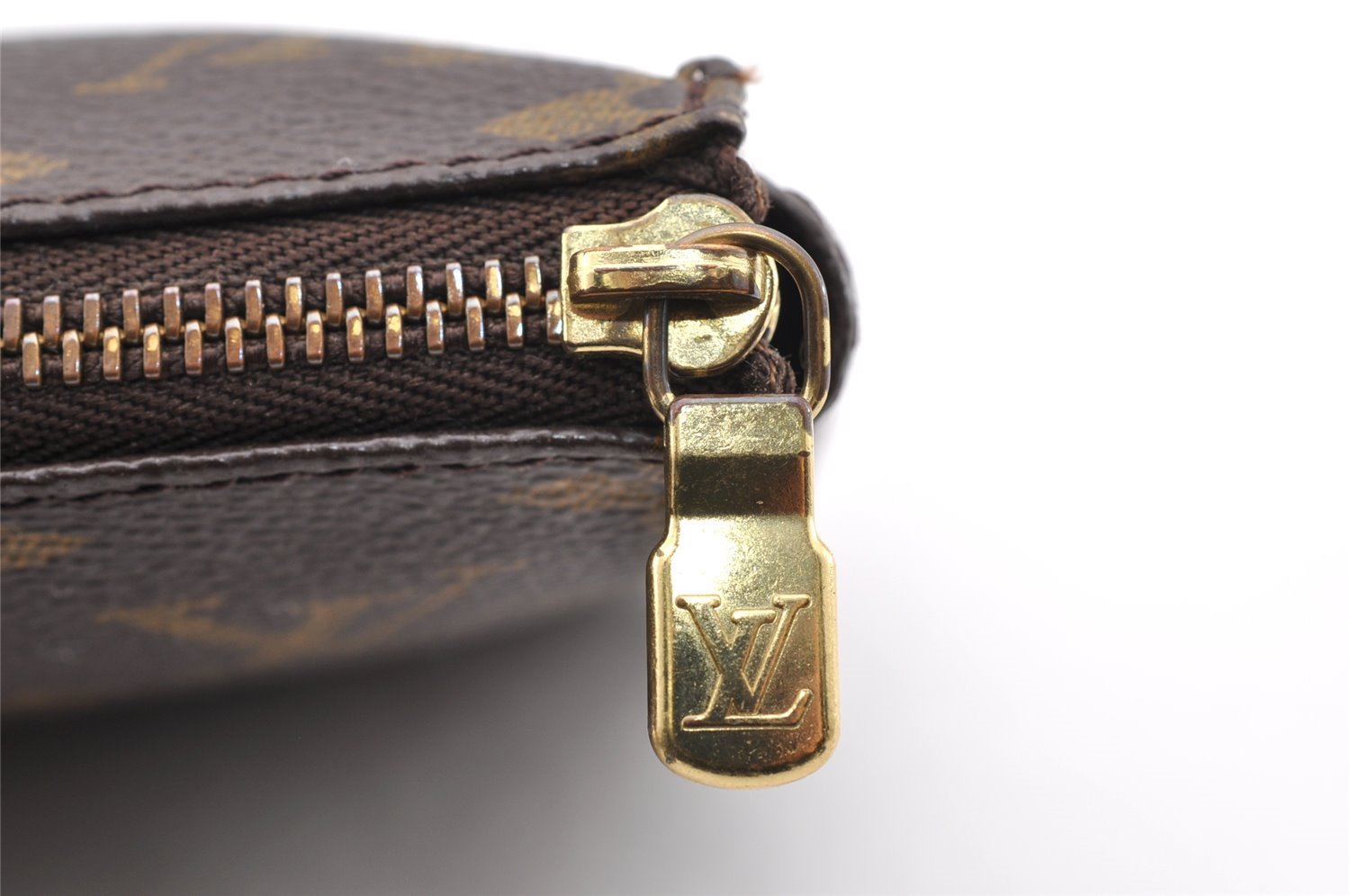 Authentic Louis Vuitton Monogram Pochette Accessoires Pouch M51980 LV 6056I