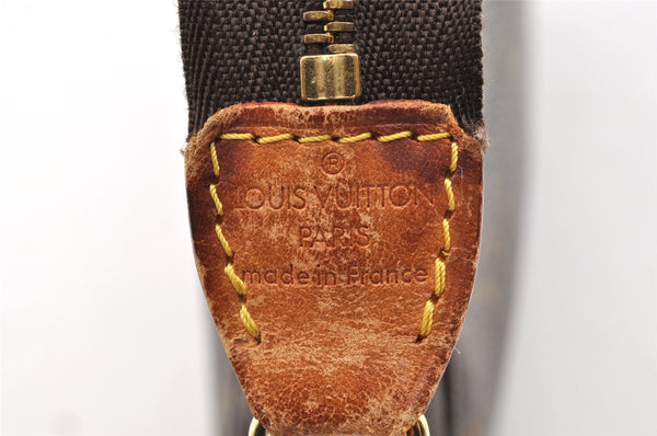 Authentic Louis Vuitton Monogram Pochette Accessoires Pouch M51980 LV 6056I