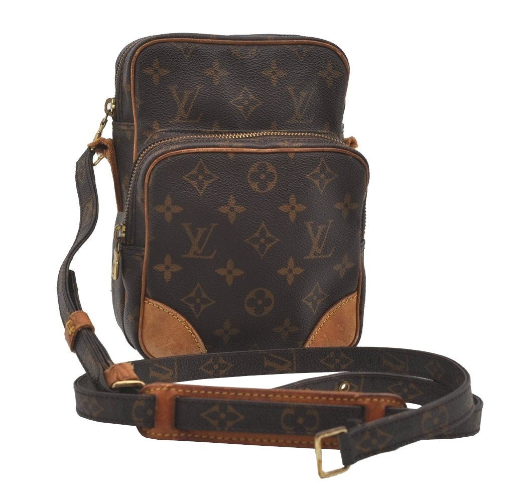 Authentic Louis Vuitton Monogram Amazone Shoulder Cross Bag M45236 Junk 6057I