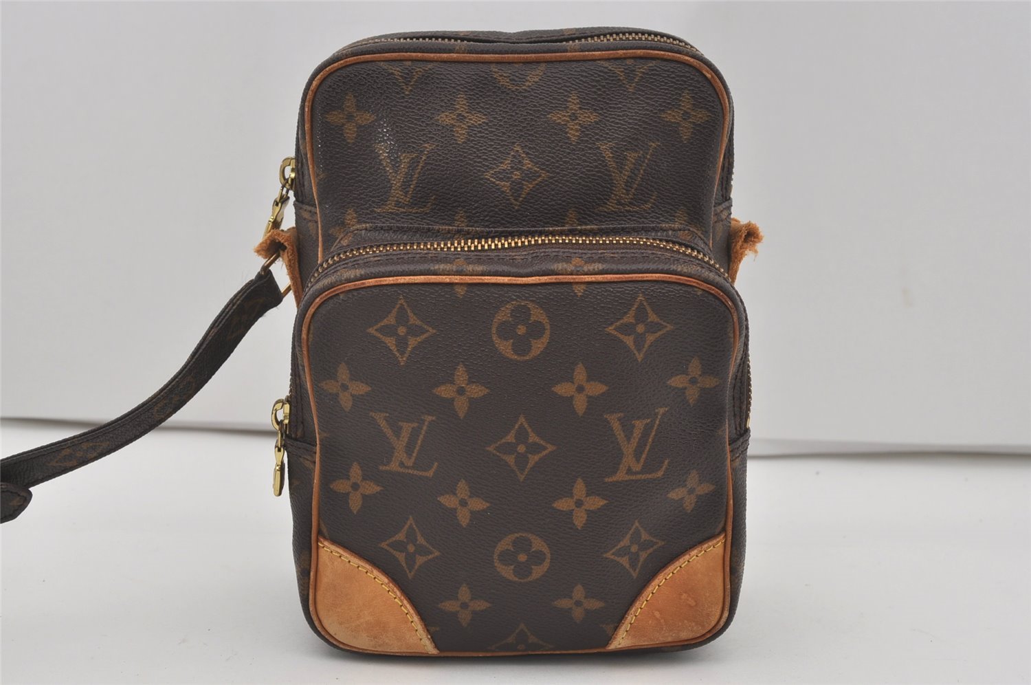 Authentic Louis Vuitton Monogram Amazone Shoulder Cross Bag M45236 Junk 6057I