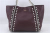 Authentic kate spade Leather Shoulder Tote Bag Purple 6059D