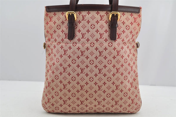 Authentic Louis Vuitton Monogram Mini Francoise 2Way Tote Bag M92210 Pink 6059I