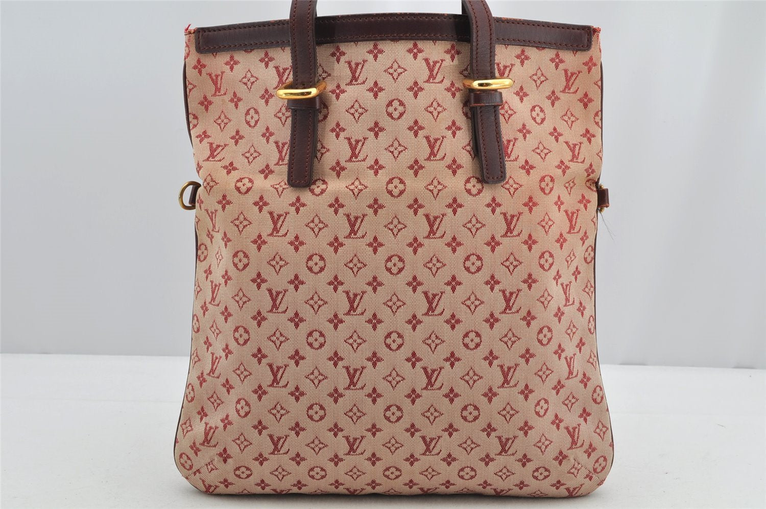 Authentic Louis Vuitton Monogram Mini Francoise 2Way Tote Bag M92210 Pink 6059I