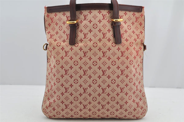 Authentic Louis Vuitton Monogram Mini Francoise 2Way Tote Bag M92210 Pink 6059I