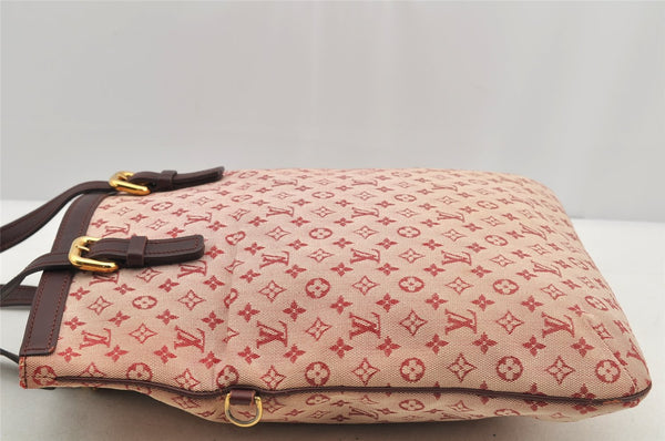 Authentic Louis Vuitton Monogram Mini Francoise 2Way Tote Bag M92210 Pink 6059I