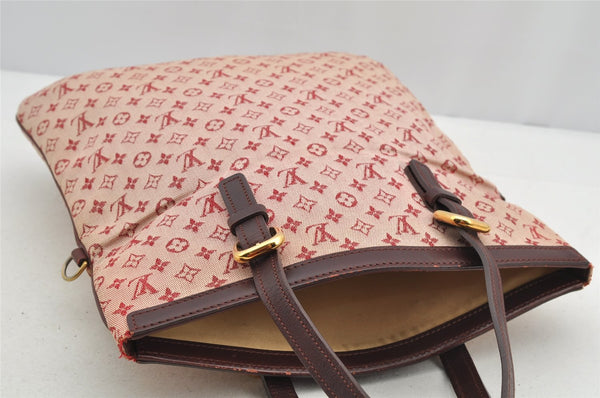 Authentic Louis Vuitton Monogram Mini Francoise 2Way Tote Bag M92210 Pink 6059I