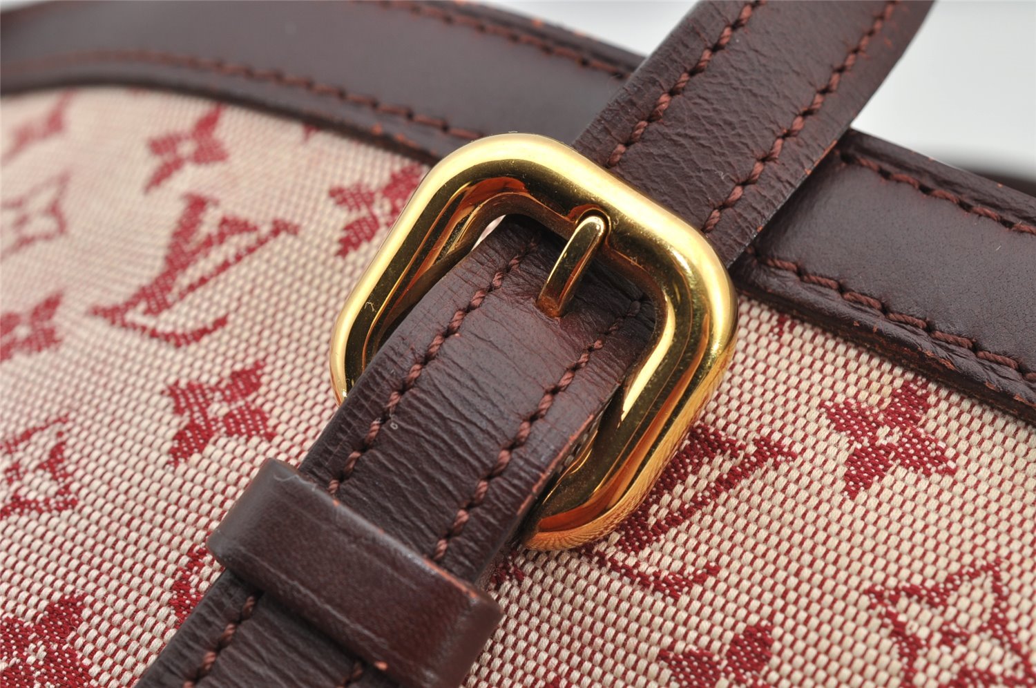 Authentic Louis Vuitton Monogram Mini Francoise 2Way Tote Bag M92210 Pink 6059I