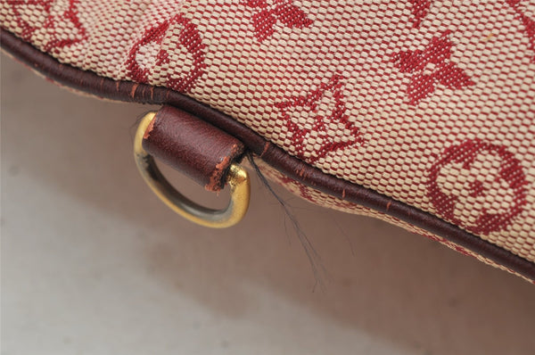 Authentic Louis Vuitton Monogram Mini Francoise 2Way Tote Bag M92210 Pink 6059I