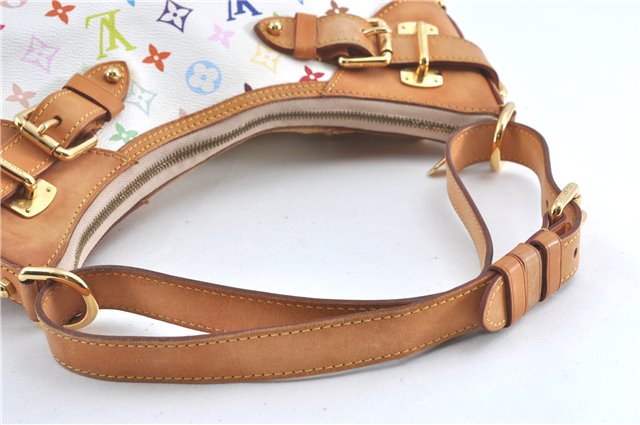 Auth Louis Vuitton Monogram Multicolor Greta Shoulder Bag White M40195 LV 6060B