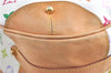 Auth Louis Vuitton Monogram Multicolor Greta Shoulder Bag White M40195 LV 6060B
