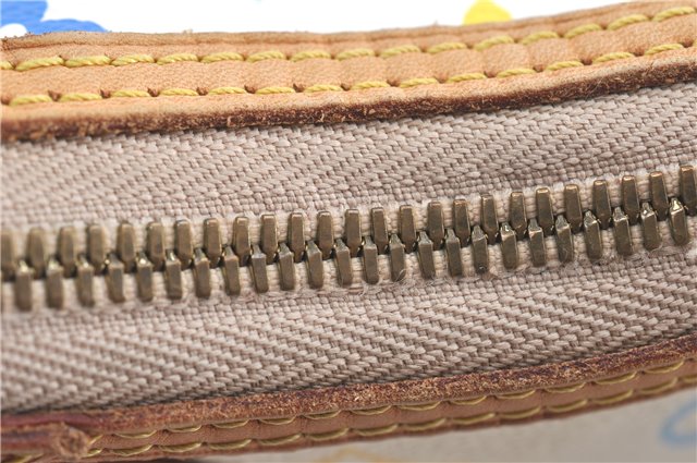 Auth Louis Vuitton Monogram Multicolor Greta Shoulder Bag White M40195 LV 6060B